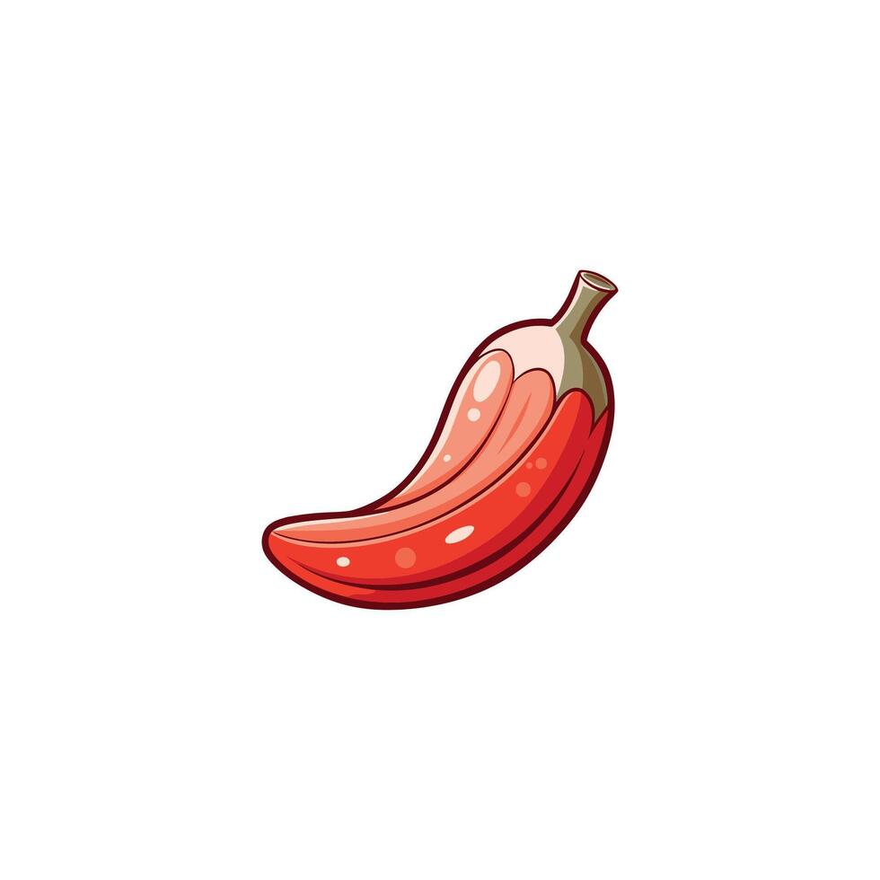 Banana Fruit Floating Cartoon Icon Illustration Food Fruit Icon Concept Isolated Flat icon vector