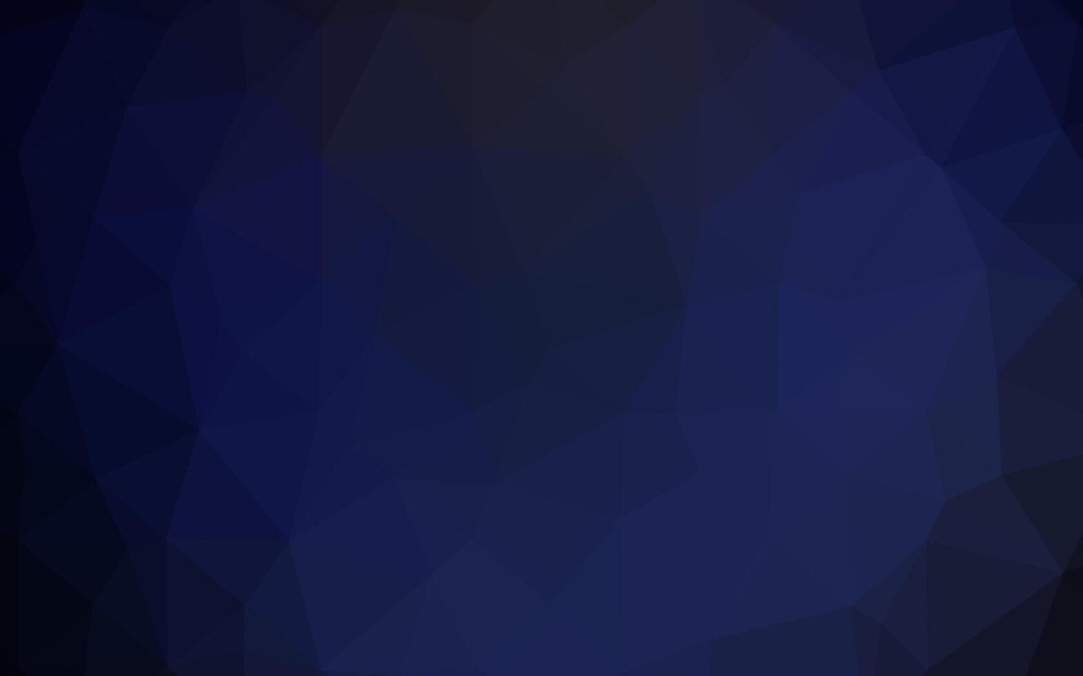 Dark BLUE blurry triangle pattern. vector