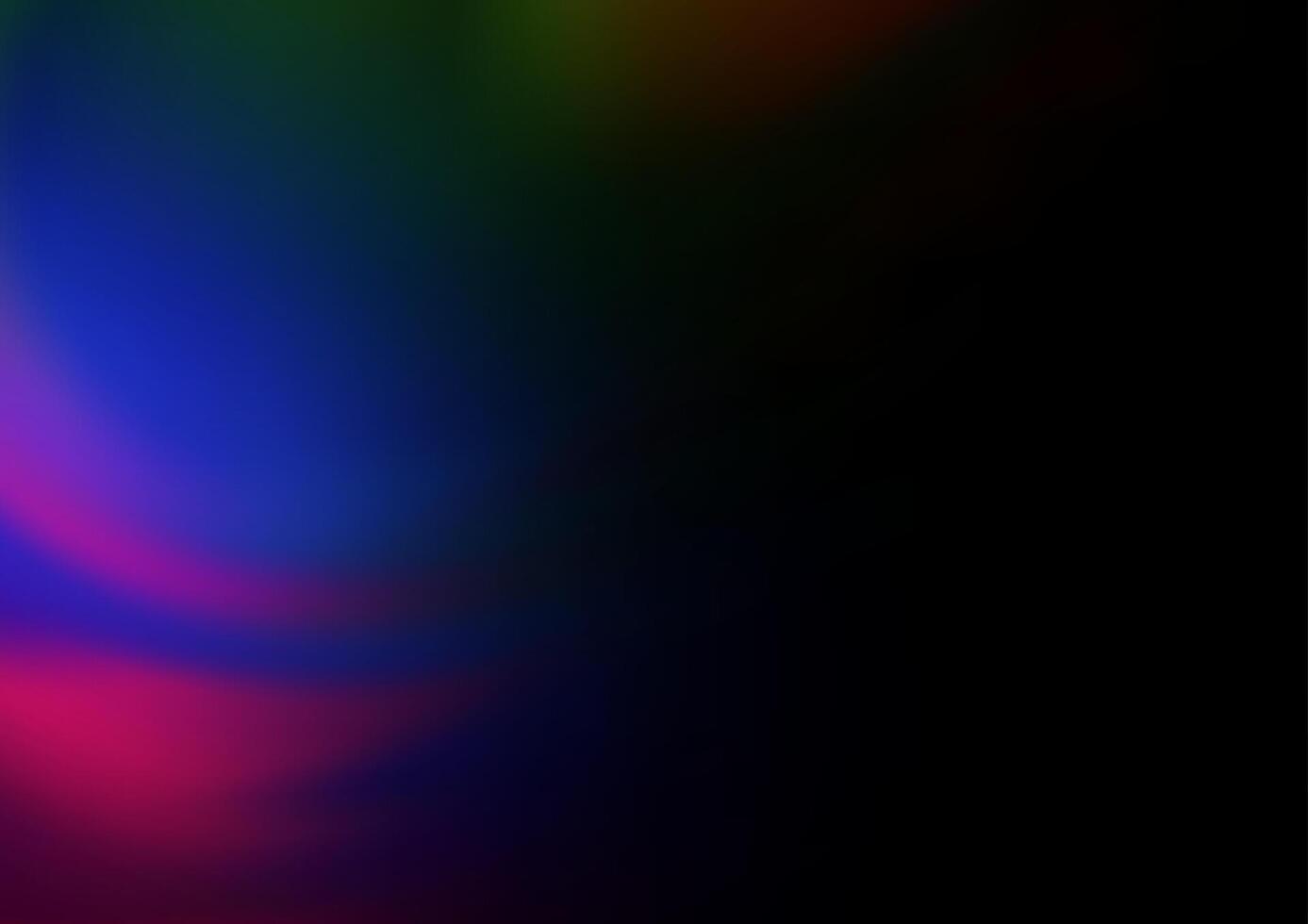 Dark Multicolor, Rainbow bokeh template. vector