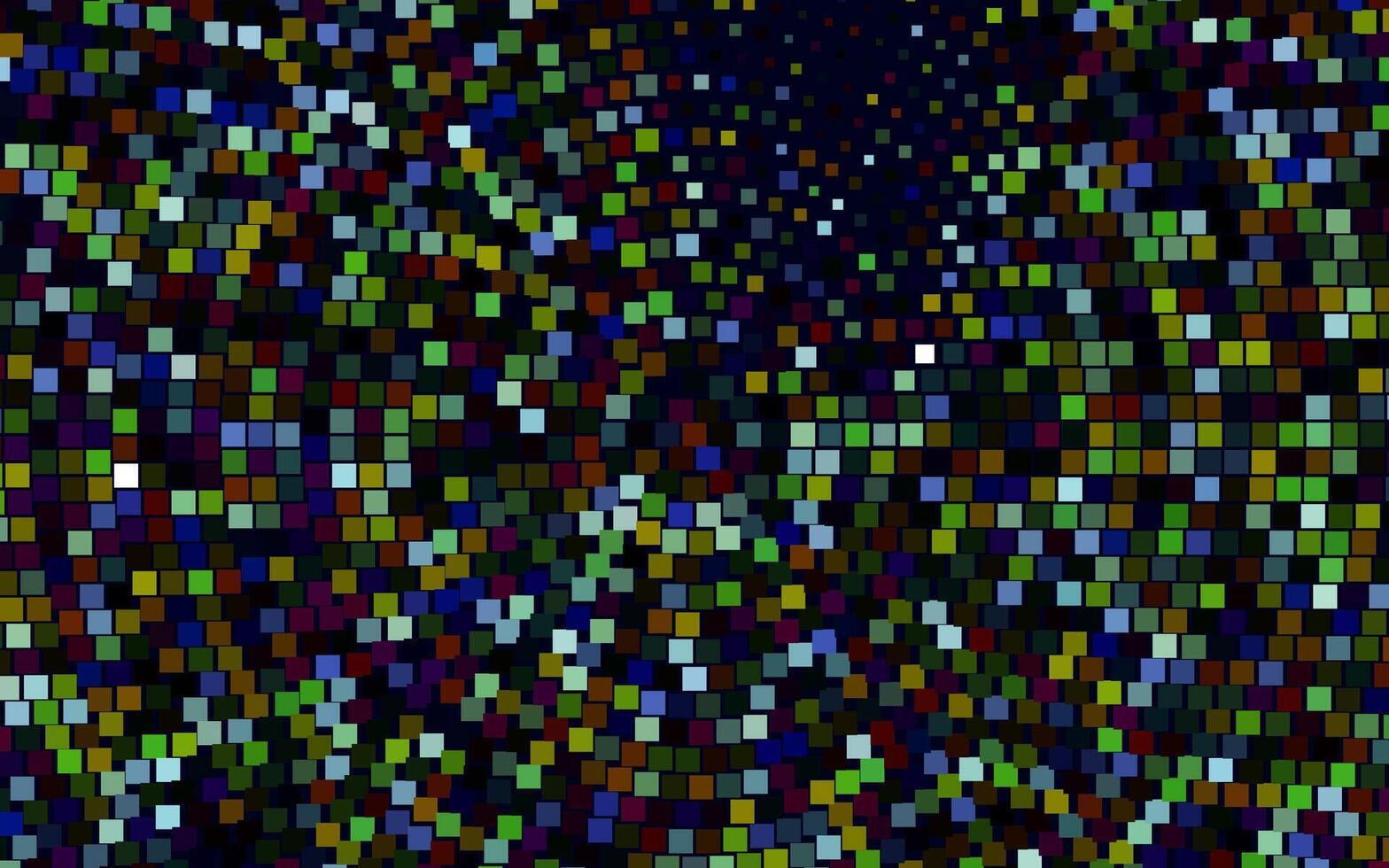 Light Multicolor, Rainbow backdrop with rectangles, squares. vector