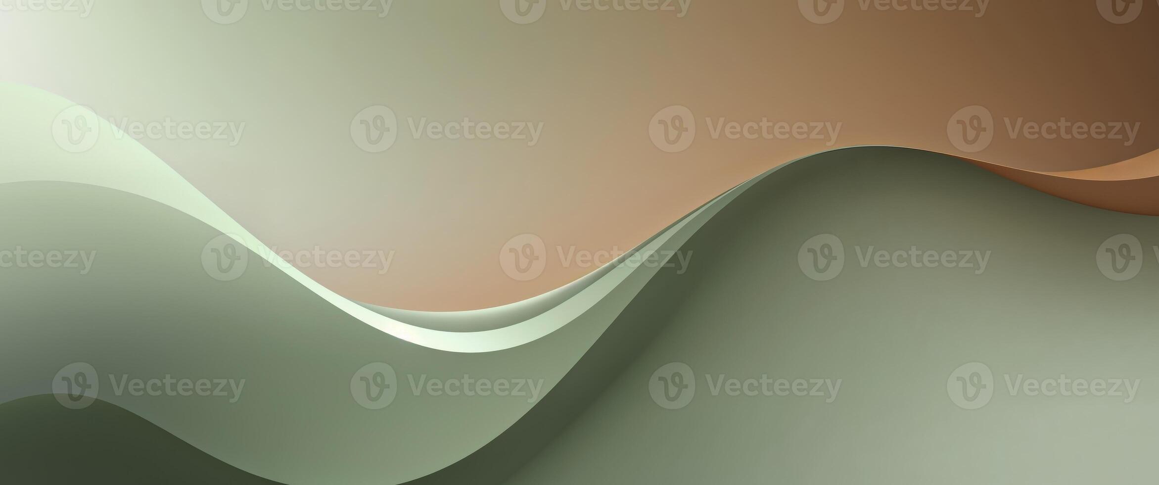 Abstract Gradient Background of Soft Greens and Browns photo
