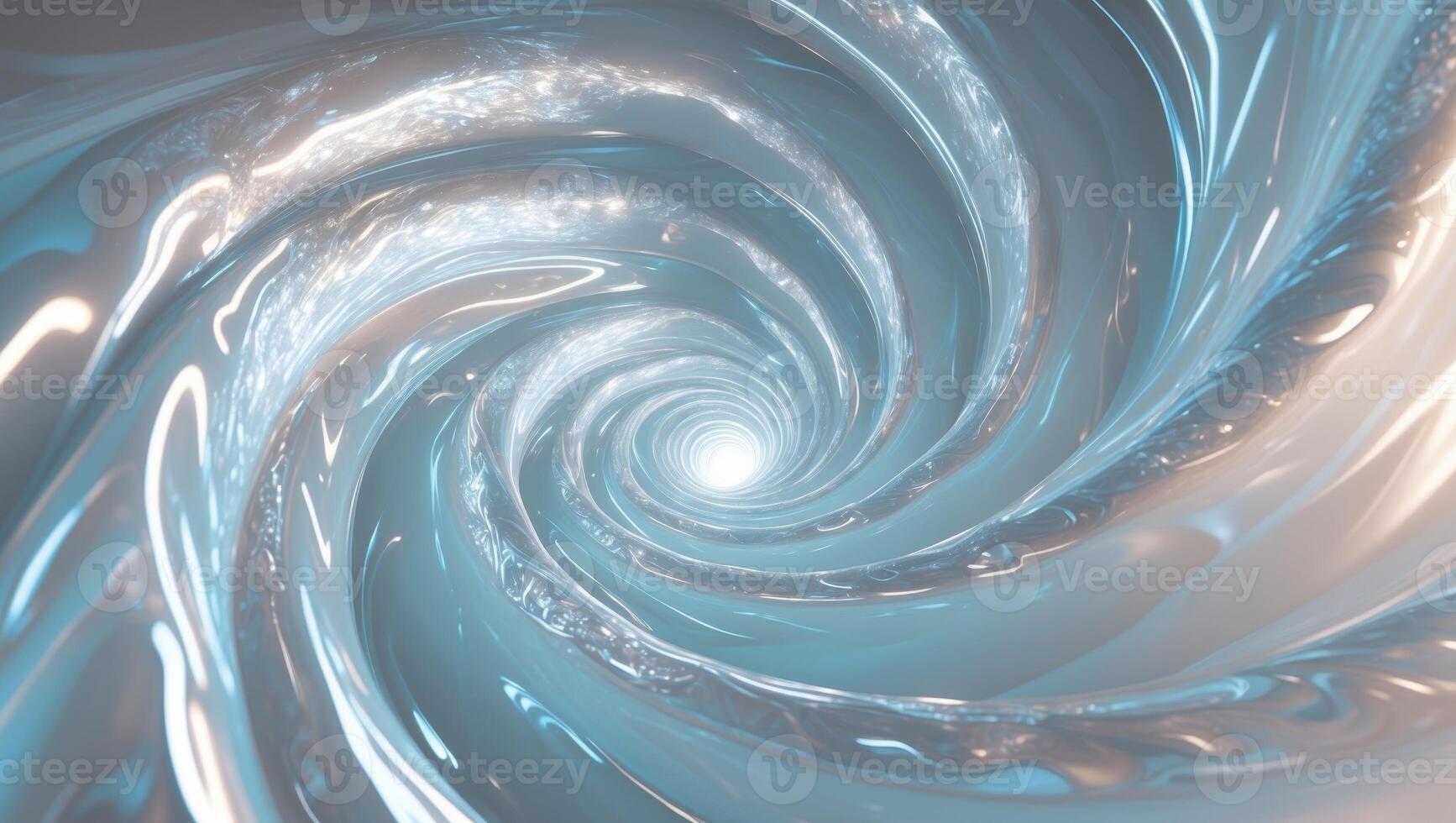 Captivating digital vortex with swirling textures and cool illumination for innovative design photo