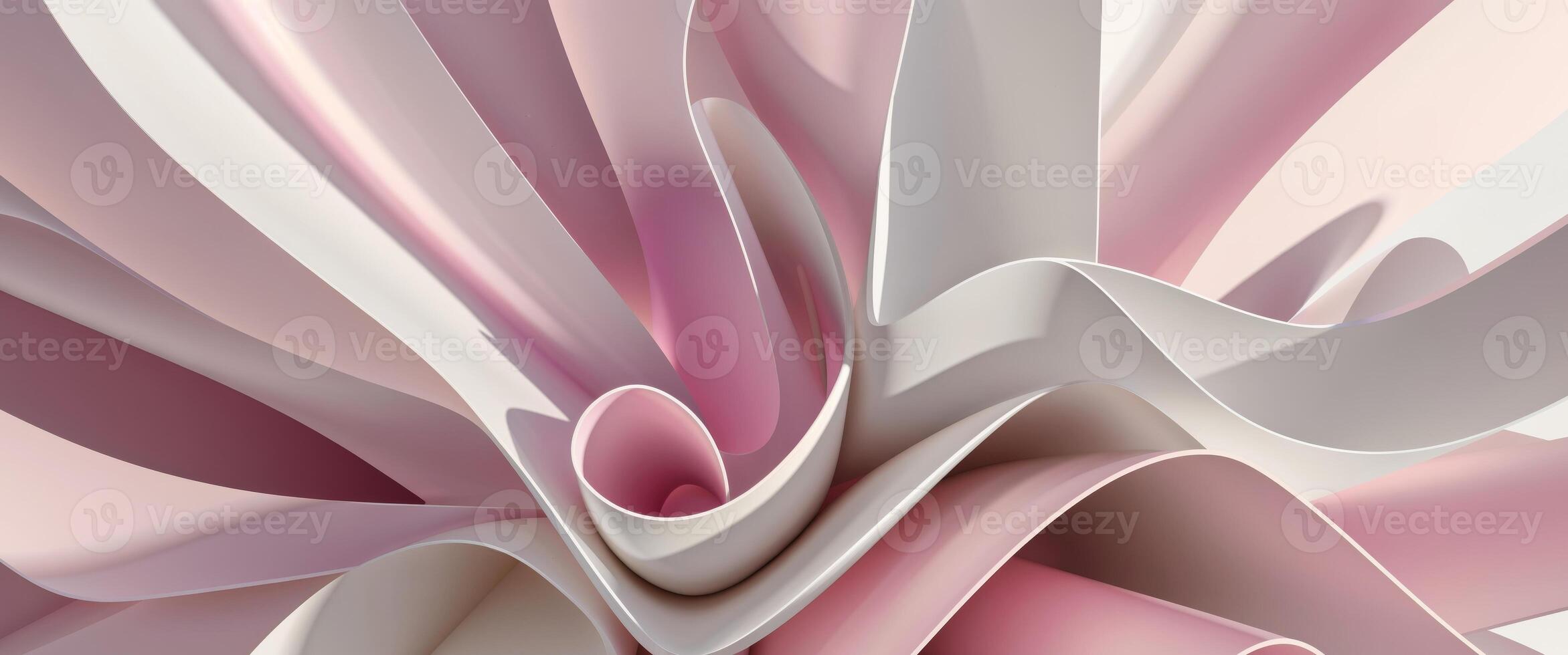 Abstract Pink and White Tubes Background photo
