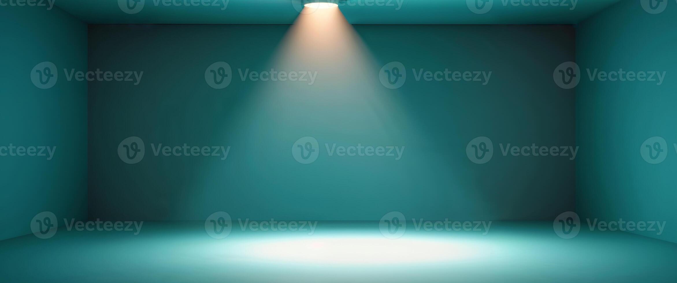 Teal Room Studio Backdrop Spotlight Background photo