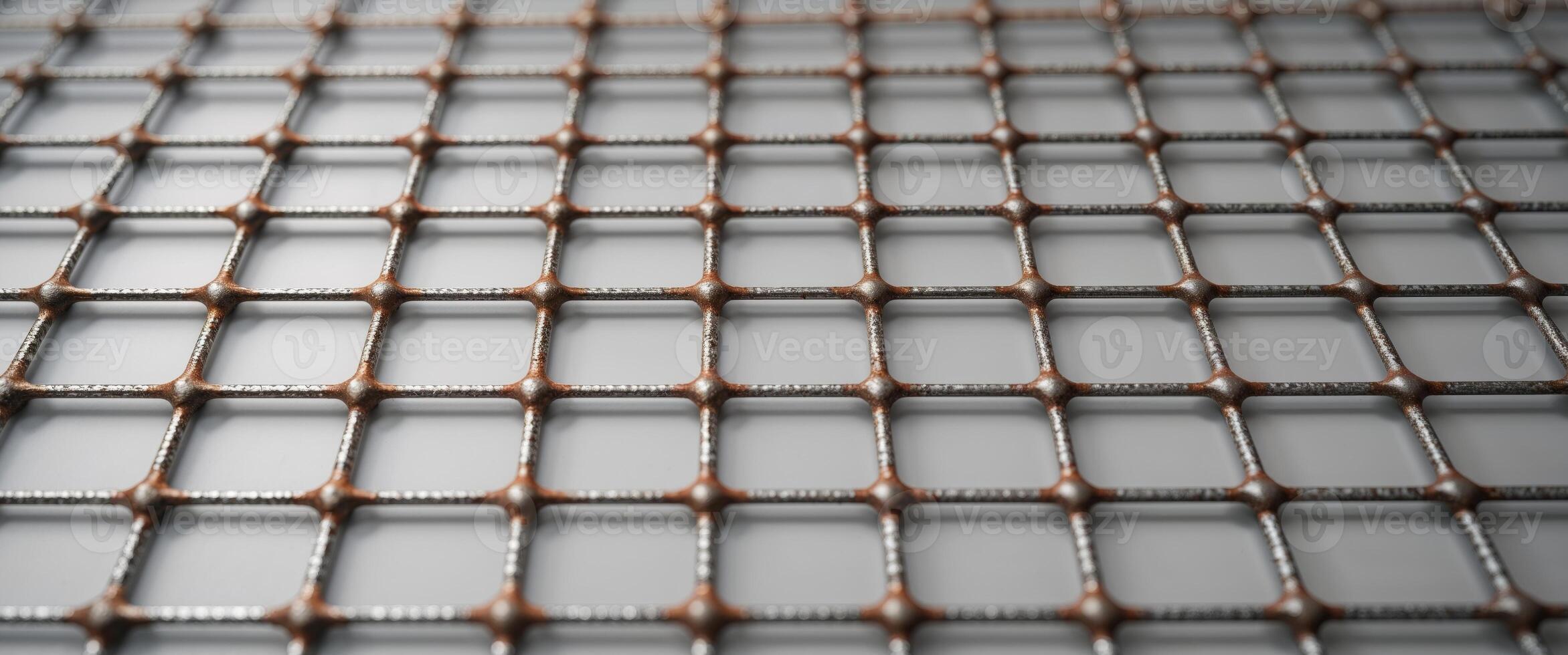 Rustic metal mesh background for industrial design and texture projects photo