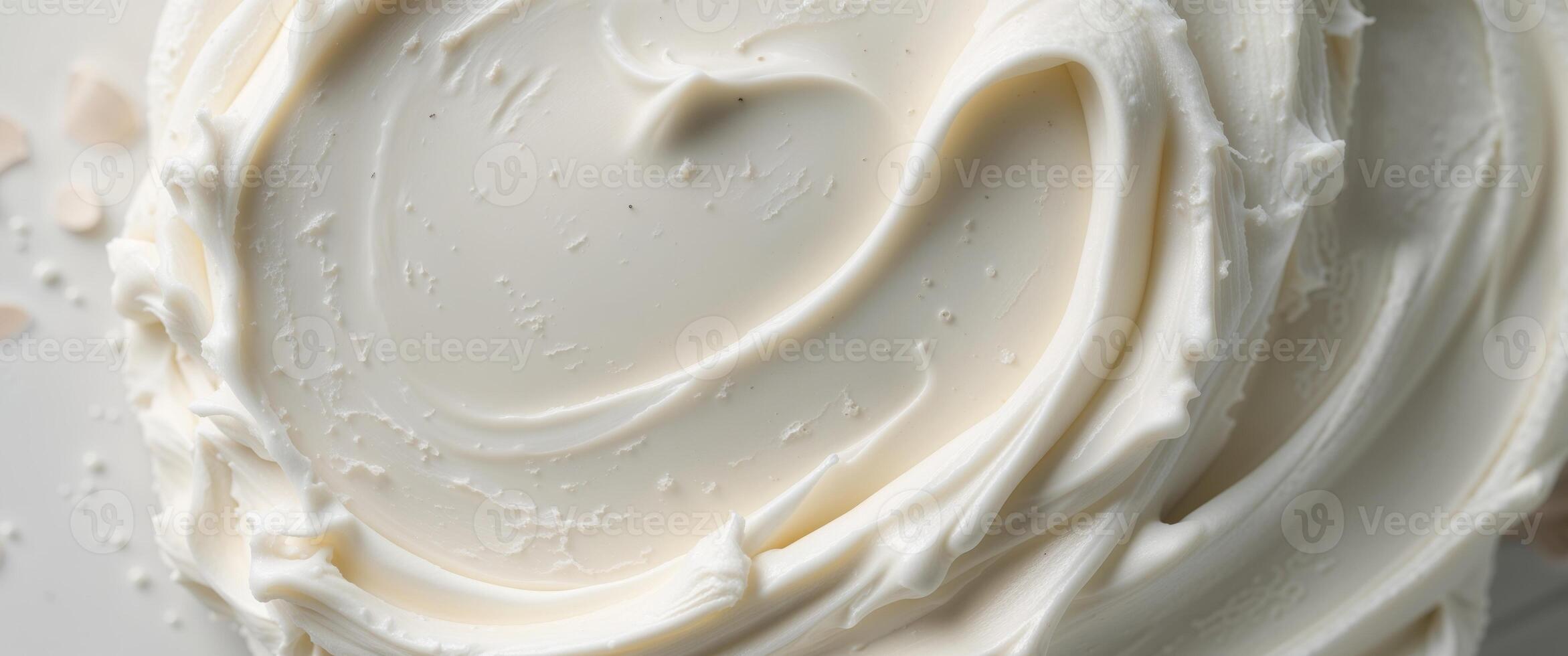 Abstract cream frosting background with soft textures for design and decoration. photo
