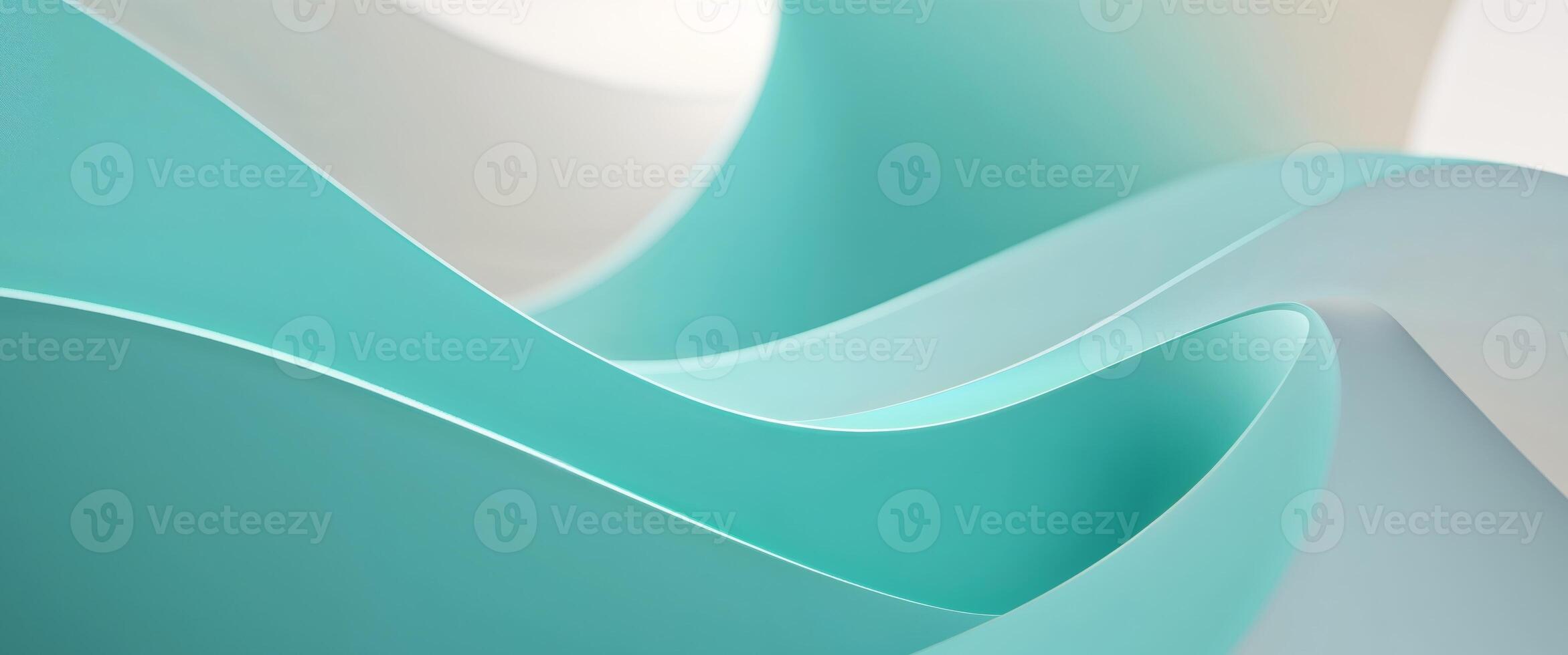 A blue and white abstract background with curved lines photo