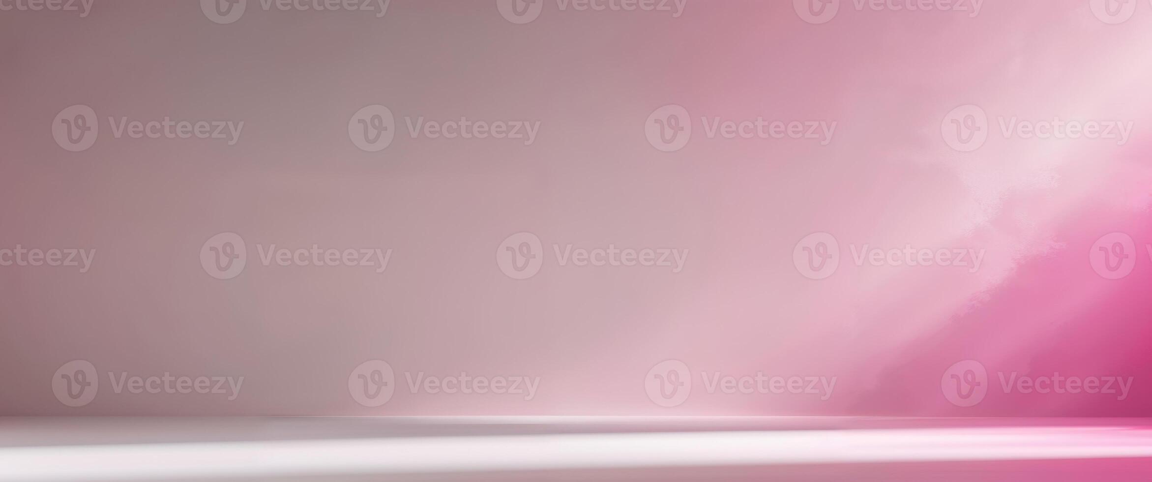 Abstract pink light background with varied intensities for design and decoration photo