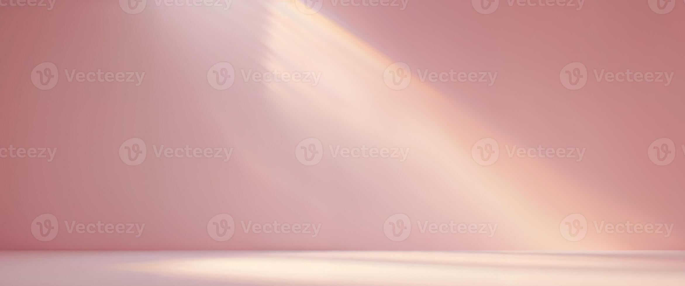 Soft pink light background with warm and sweet ambiance for creative design projects photo