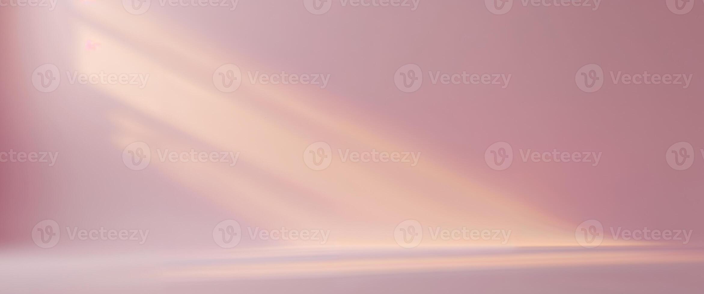 Soft pink light background with warm and sweet ambiance for creative design projects. photo