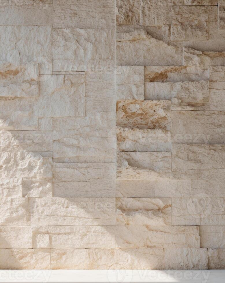 Complex stone wall texture background for design and decoration projects. photo
