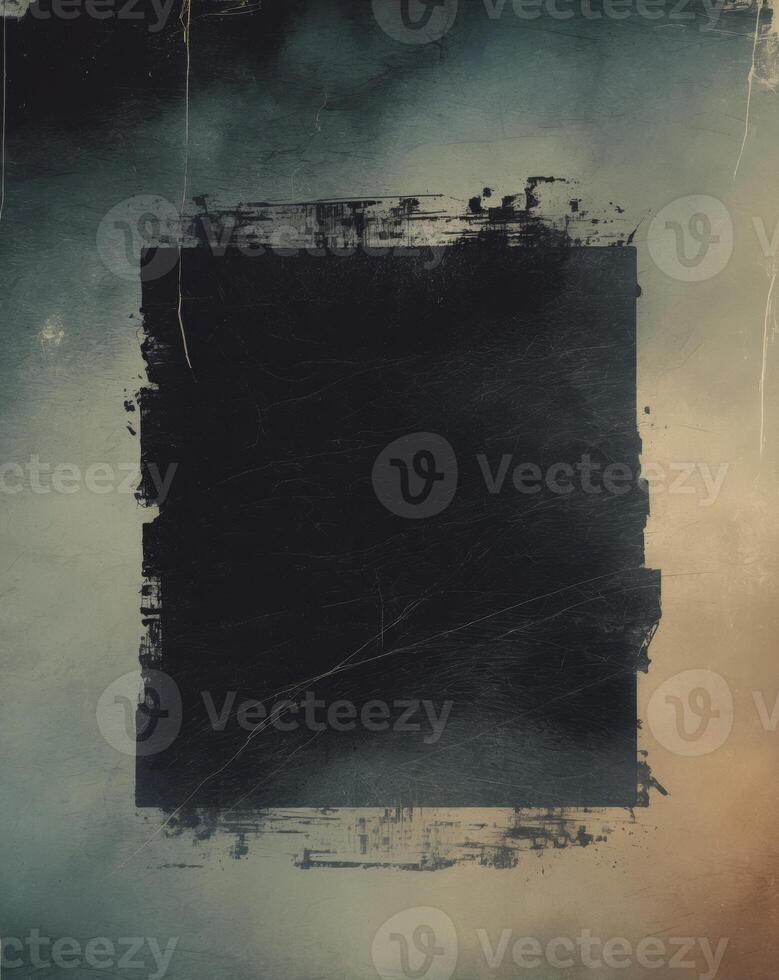 Grunge background with scratched black texture vintage film style blank space for adding text photo