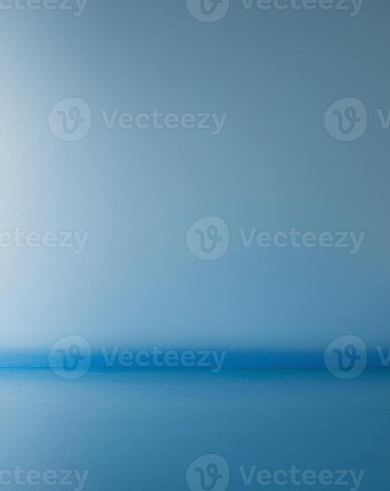A blue sky with a large body of water in the background photo