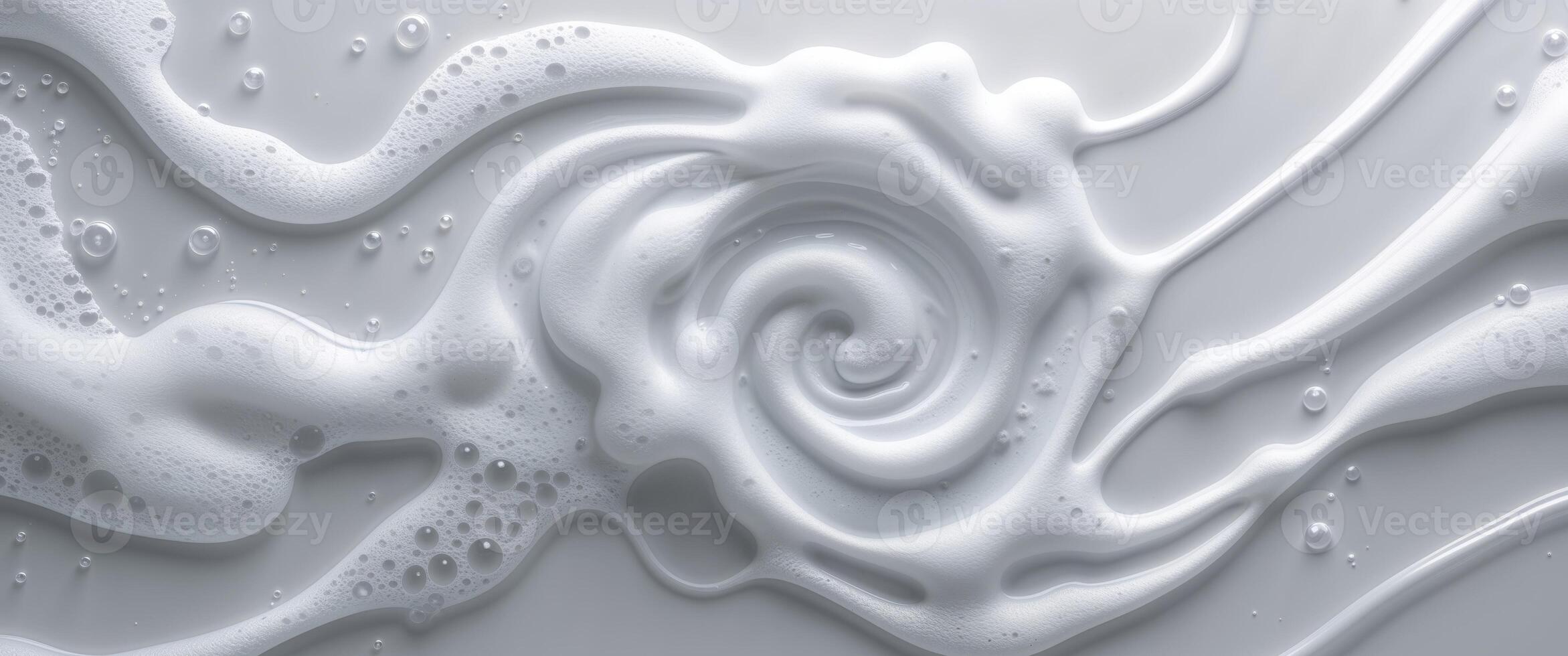 Abstract soap and water swirl background for creative design photo