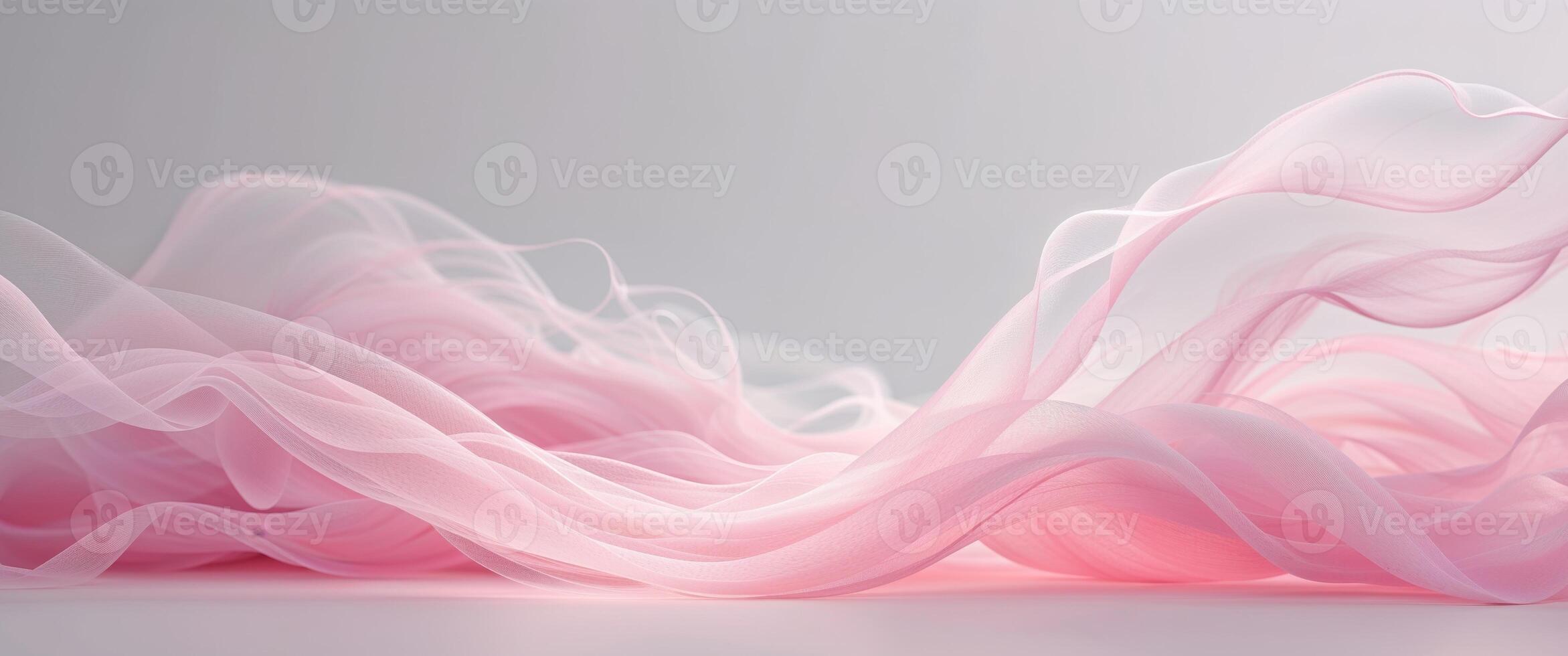 Abstract pink wave background 3d render photo