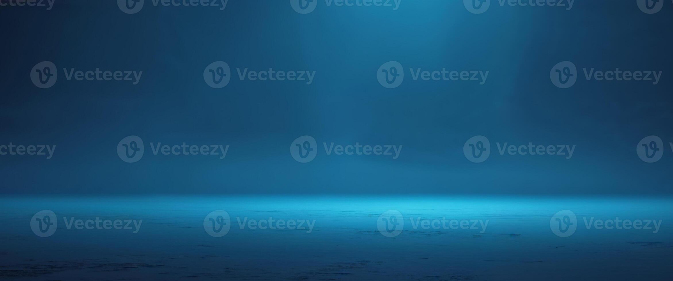 Mysterious blue light depth background for creative designs. photo