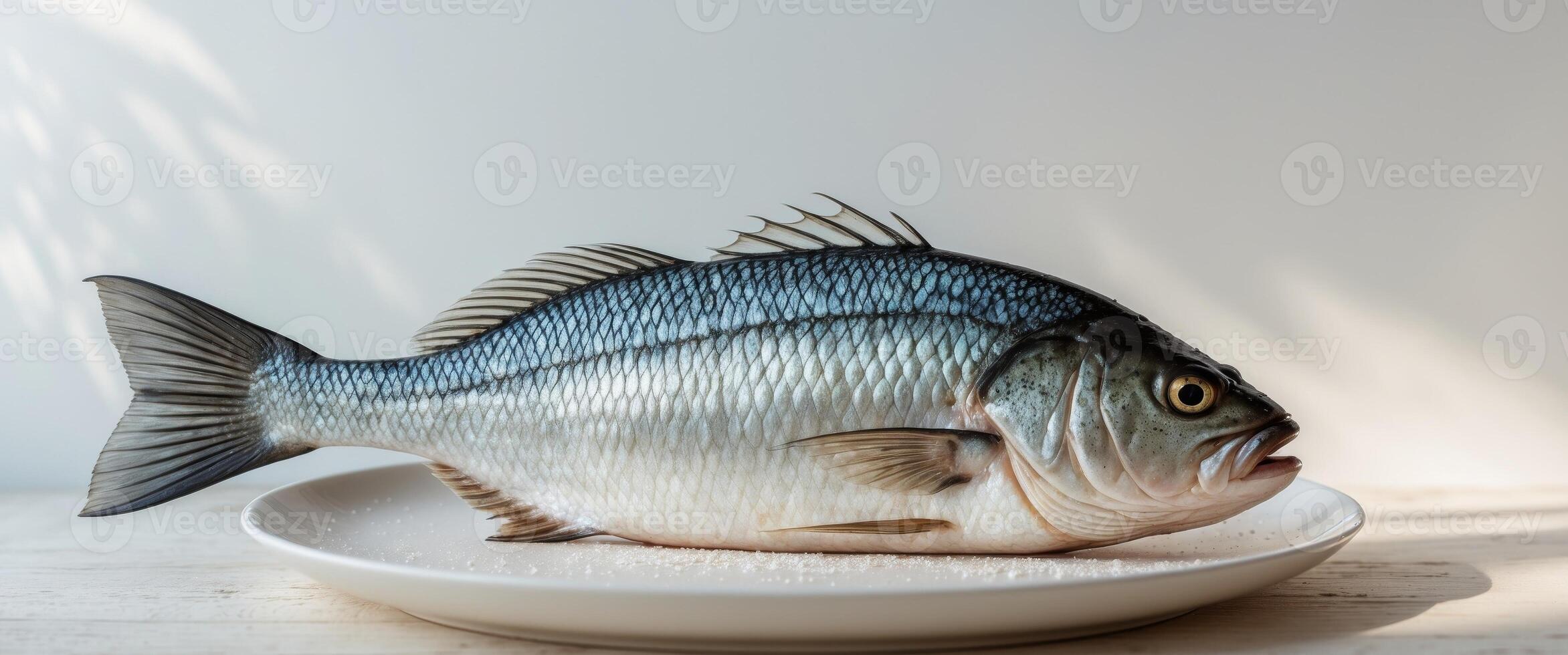Fresh Sea Bass Ready for Culinary Delights photo