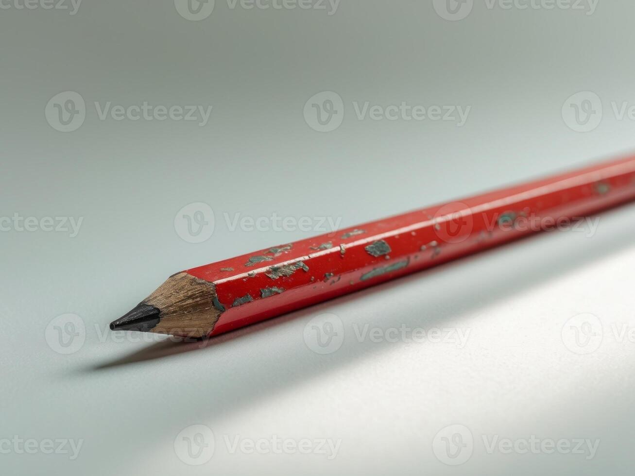Vintage Red Pencil - Classic Writing Tool photo