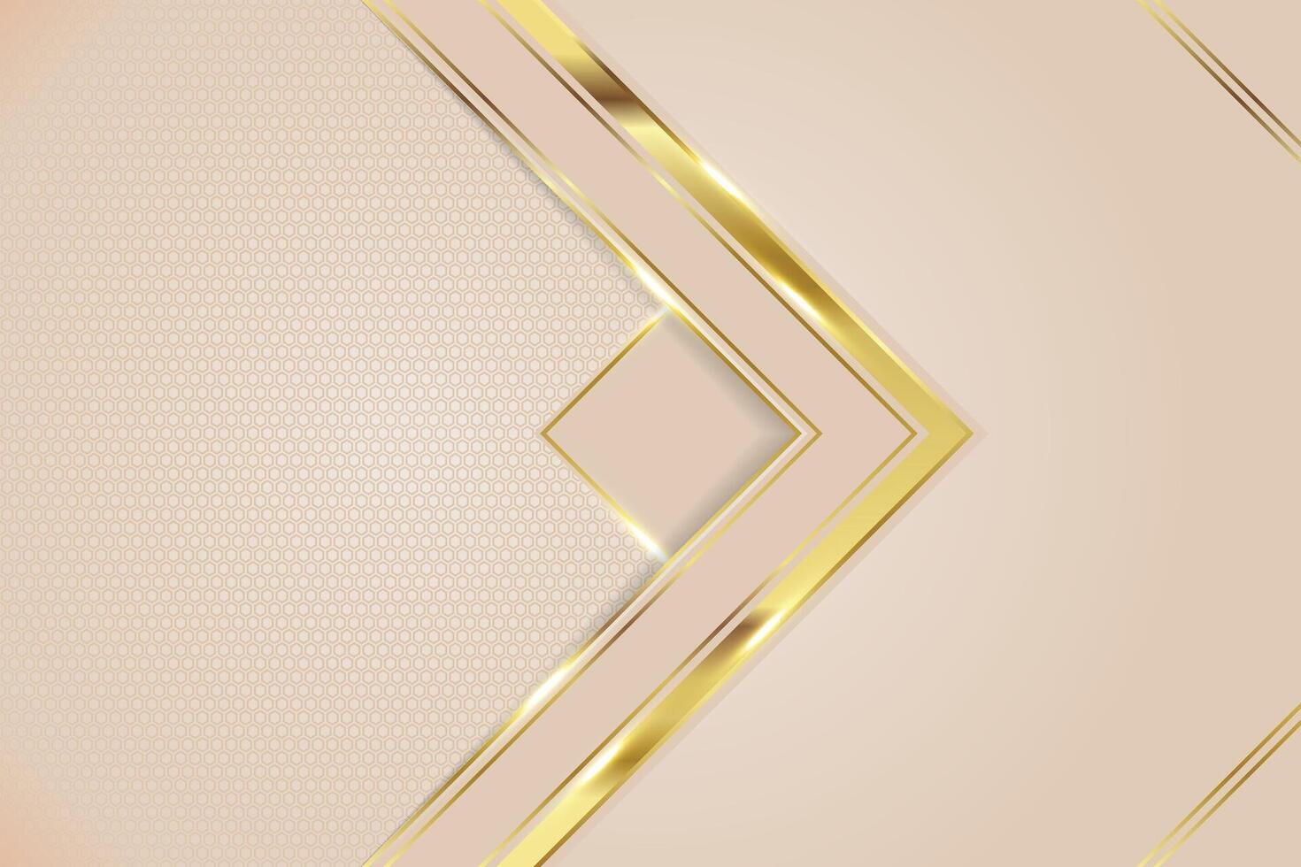 Modern luxury golden abstract background vector