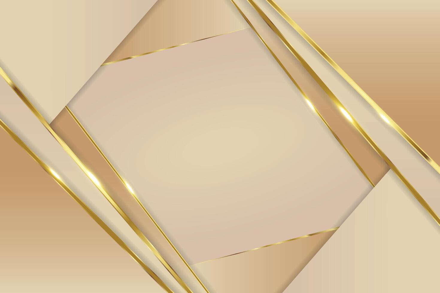 Modern luxury golden abstract light background vector
