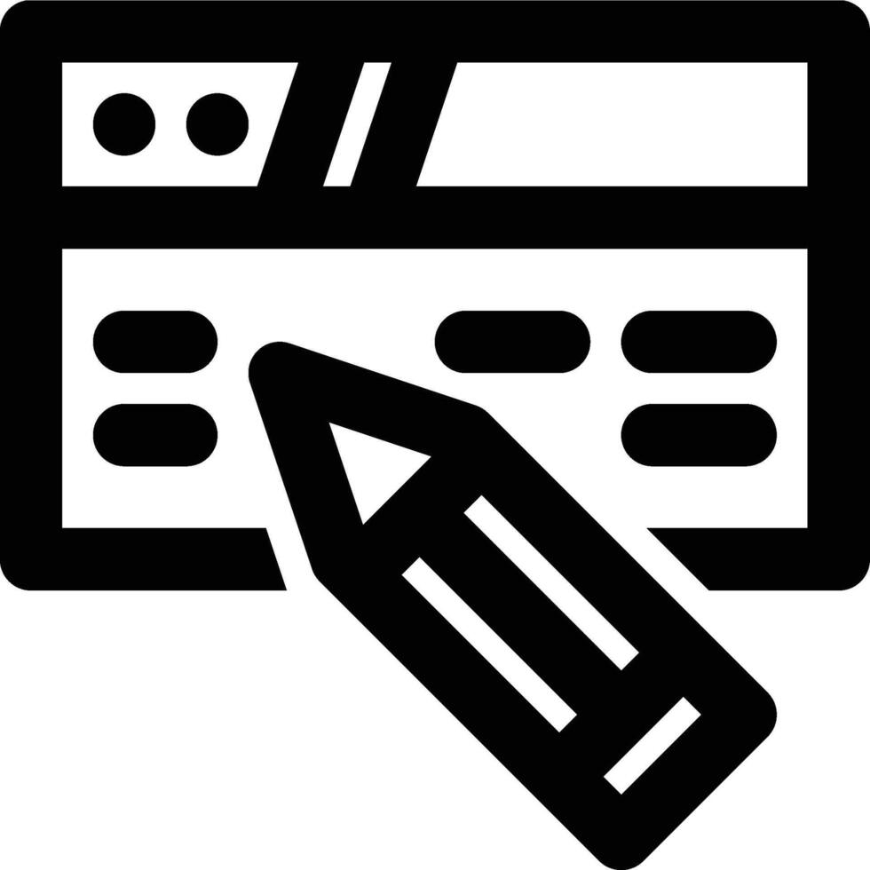 Blog Post, Blog Writing, Blog Content Outline Icon vector