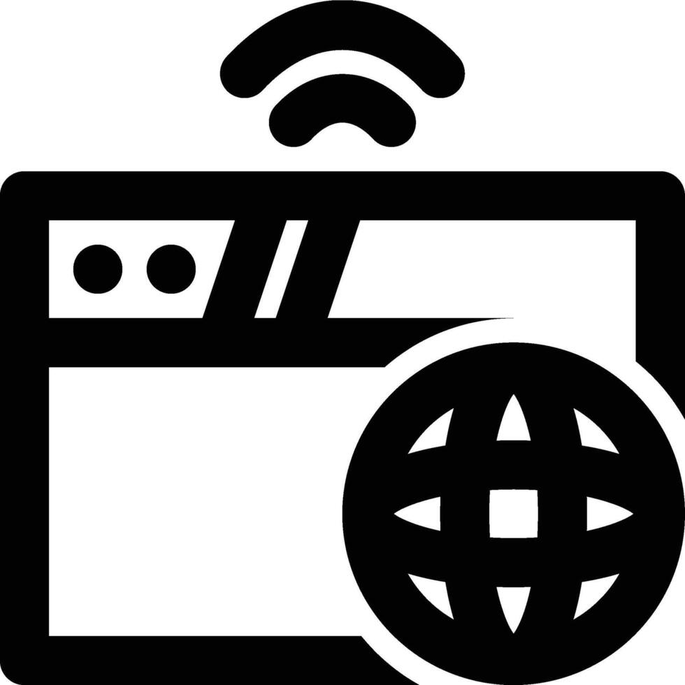 Website, Webpage, Web Page Outline Icon vector