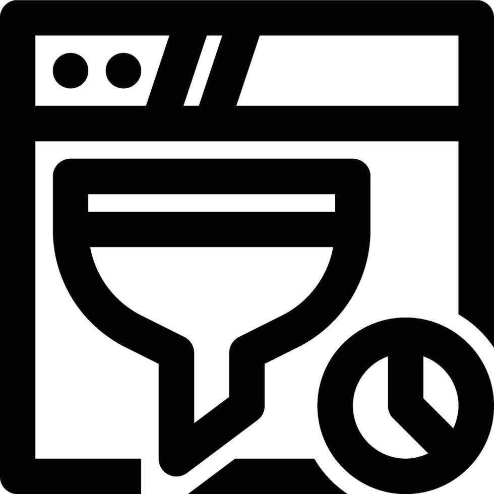 Website Conversion, Web Conversion, Conversion Rate Outline Icon vector