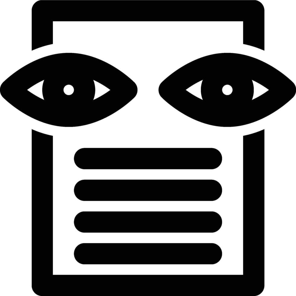 Readability, Readable, Reading Outline Icon vector