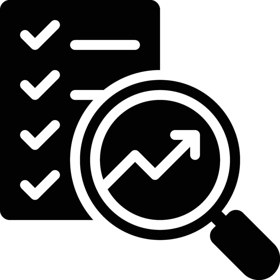 Seo Audit, Seo, Search Engine Glyph Solid Icon vector
