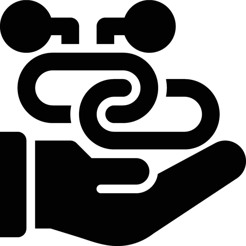 Backlink Services, Seo, Backlinks Glyph Solid Icon vector