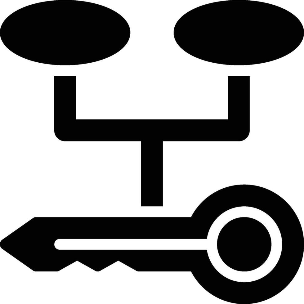 Keyword Mapping, Keyword Targeting, Target Keyword Glyph Solid Icon vector