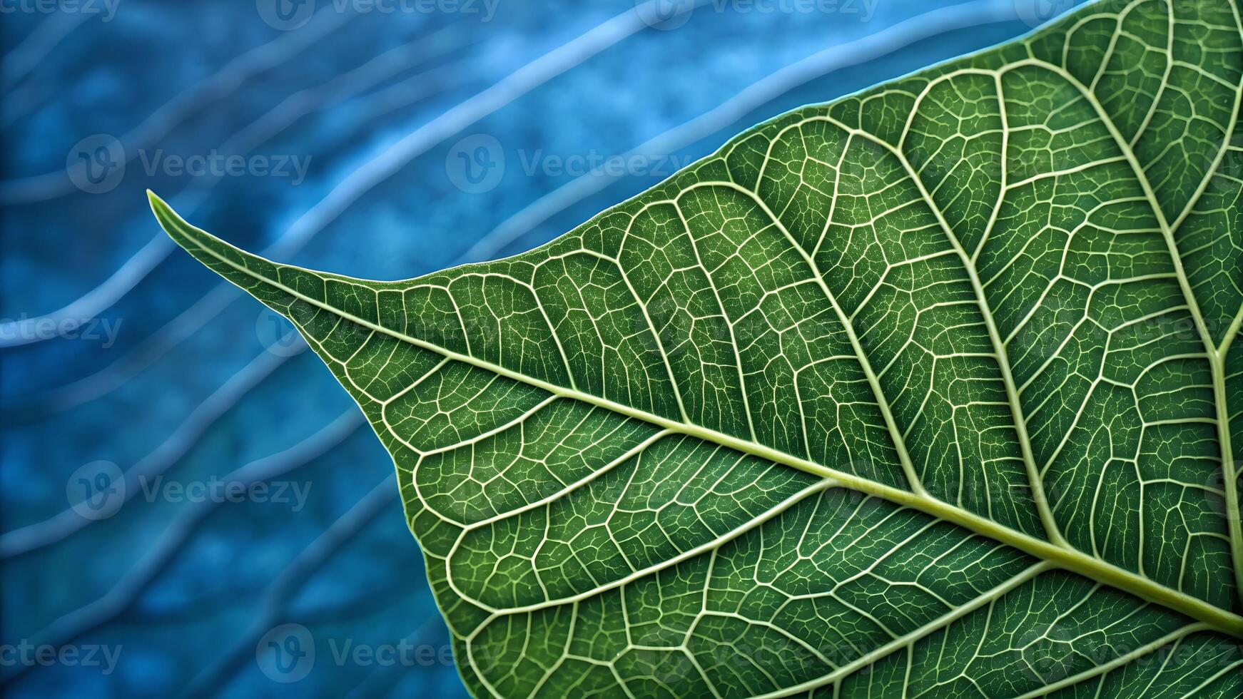 Green leaf intricate veins nature background for designers and photographers texture texture closeup photo
