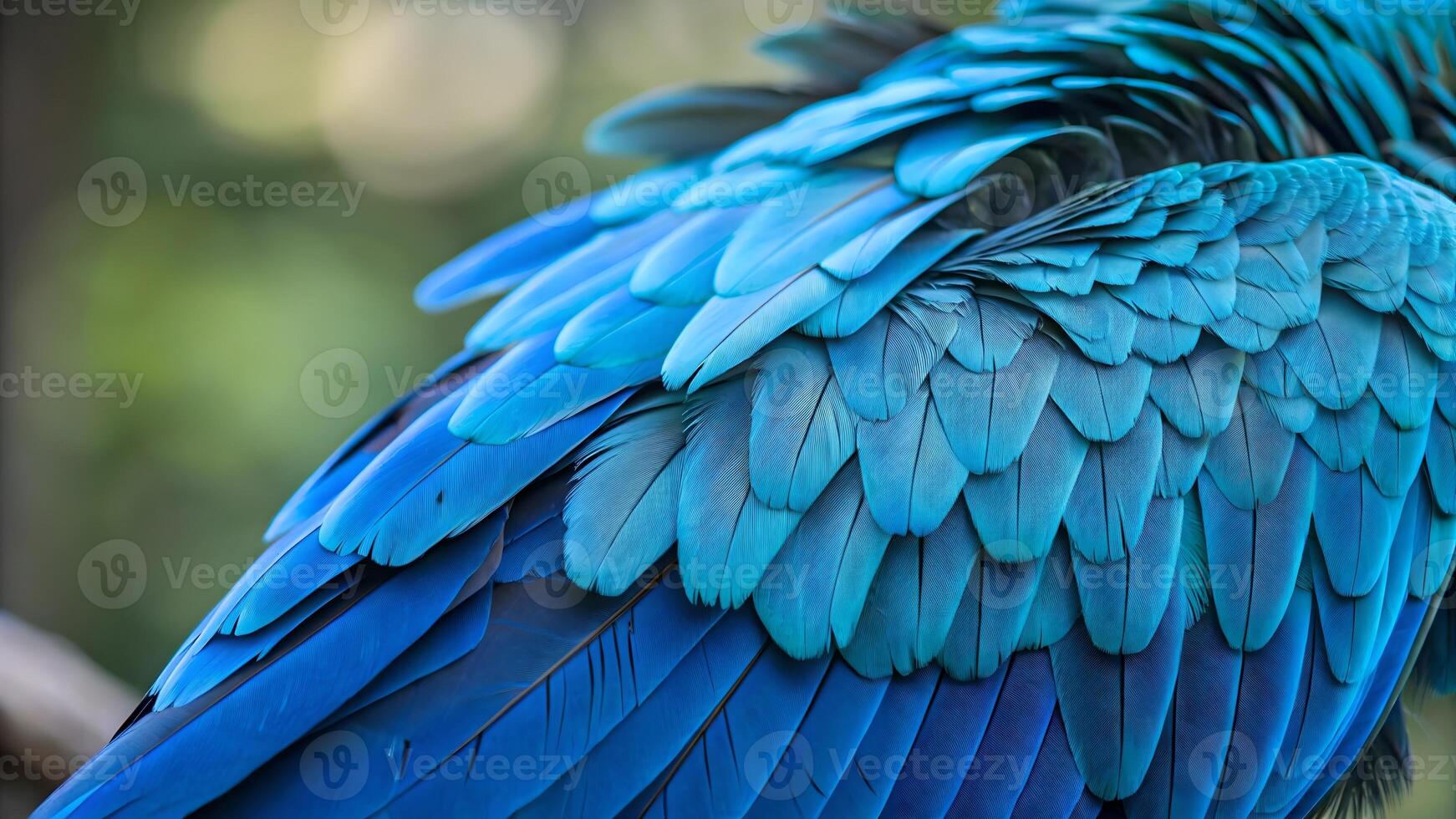 Vibrant Blue Parrot Feathers Close-Up Nature Photography for Wildlife Enthusiasts and Designers parrot photo