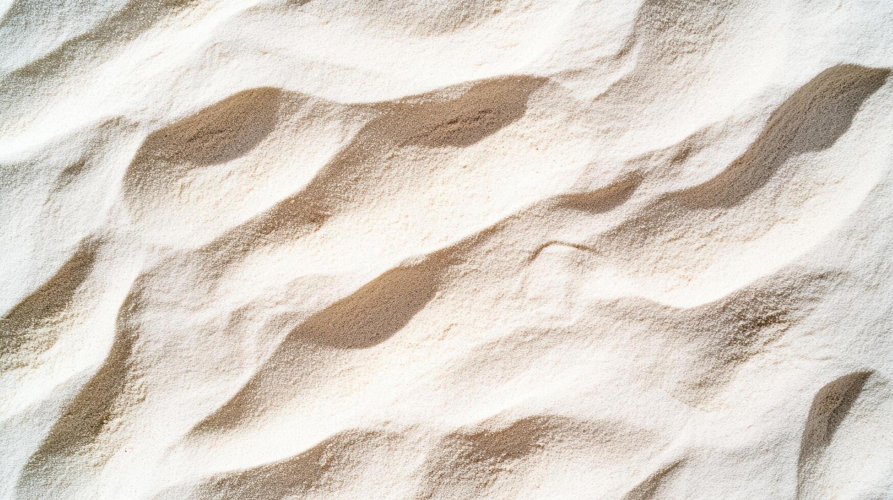 Soft sand texture with gentle waves and patterns, evoking tranquility photo