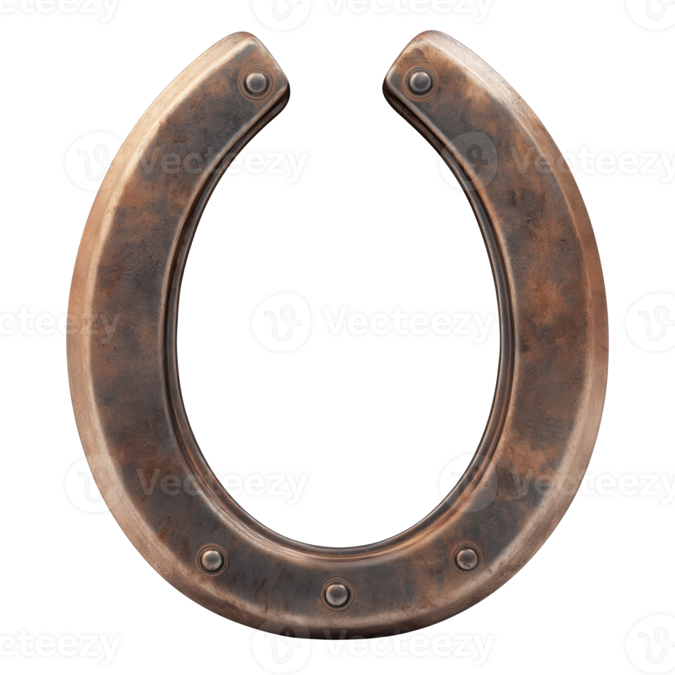 Horseshoe isolated on a transparent background png