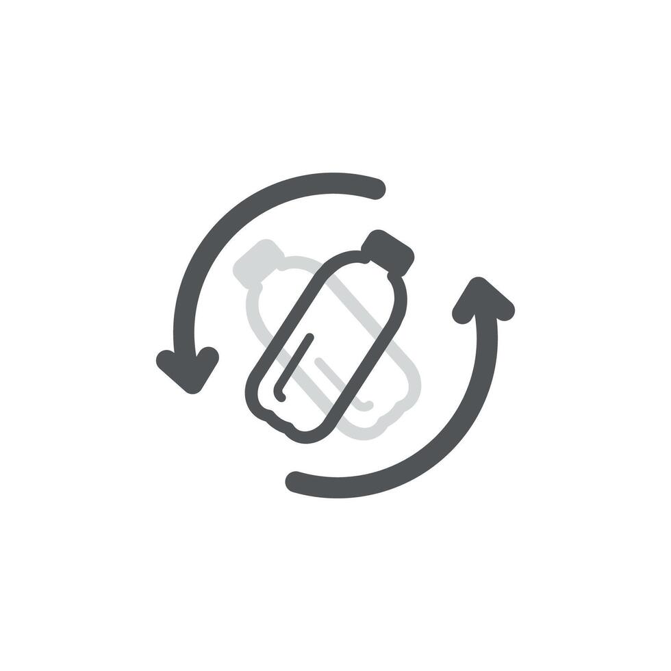 outline design illustration shake the bottle before drinking. vector