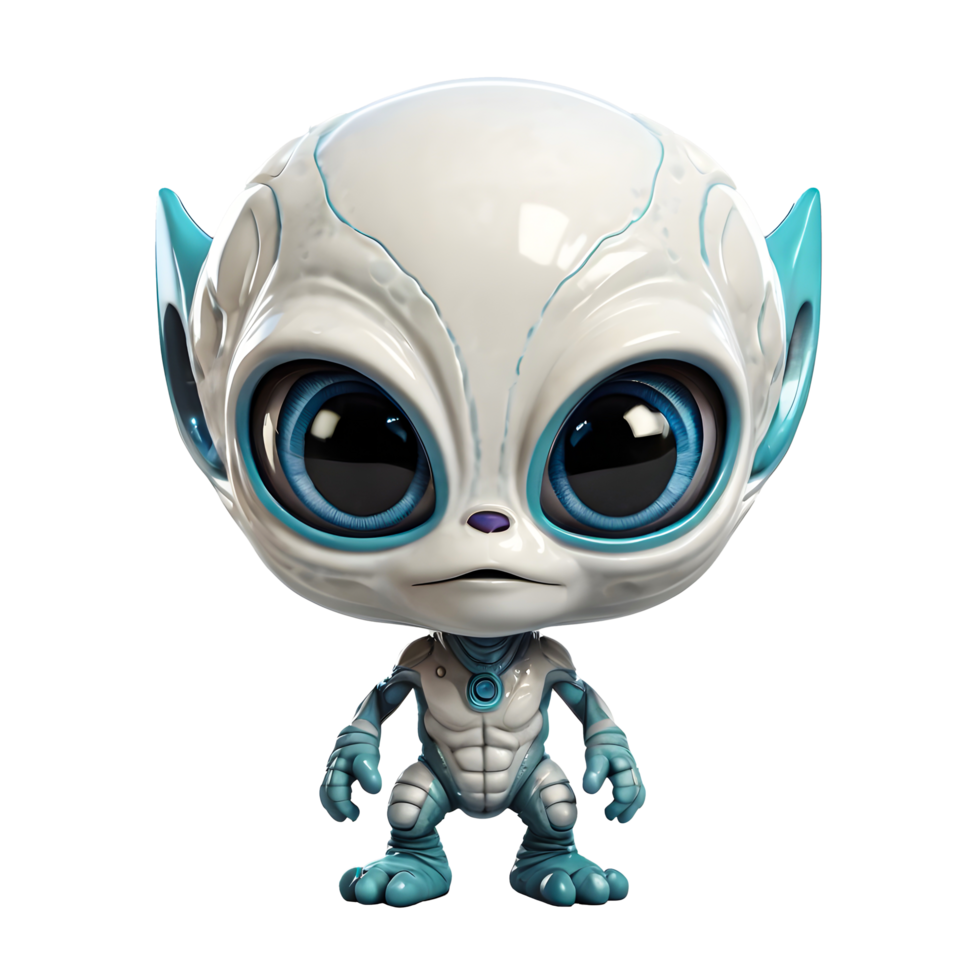 Cute Alien on a transparent background png