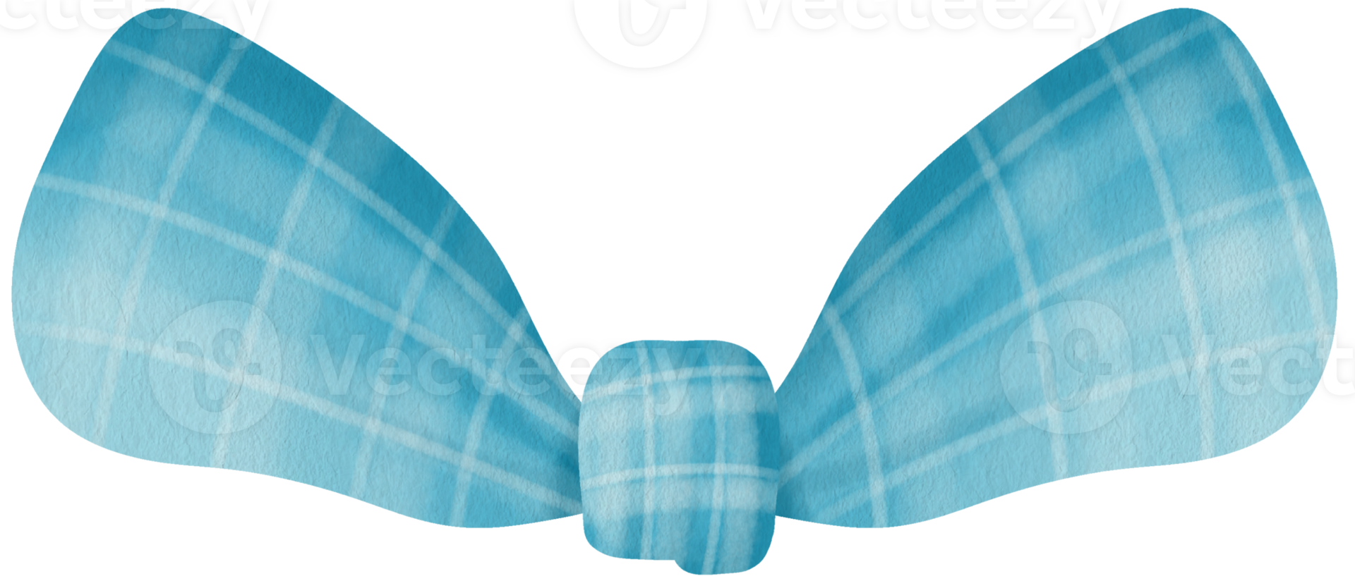 Light Blue Plaid Bow Clipart Delicate Pattern for Charming Designs png