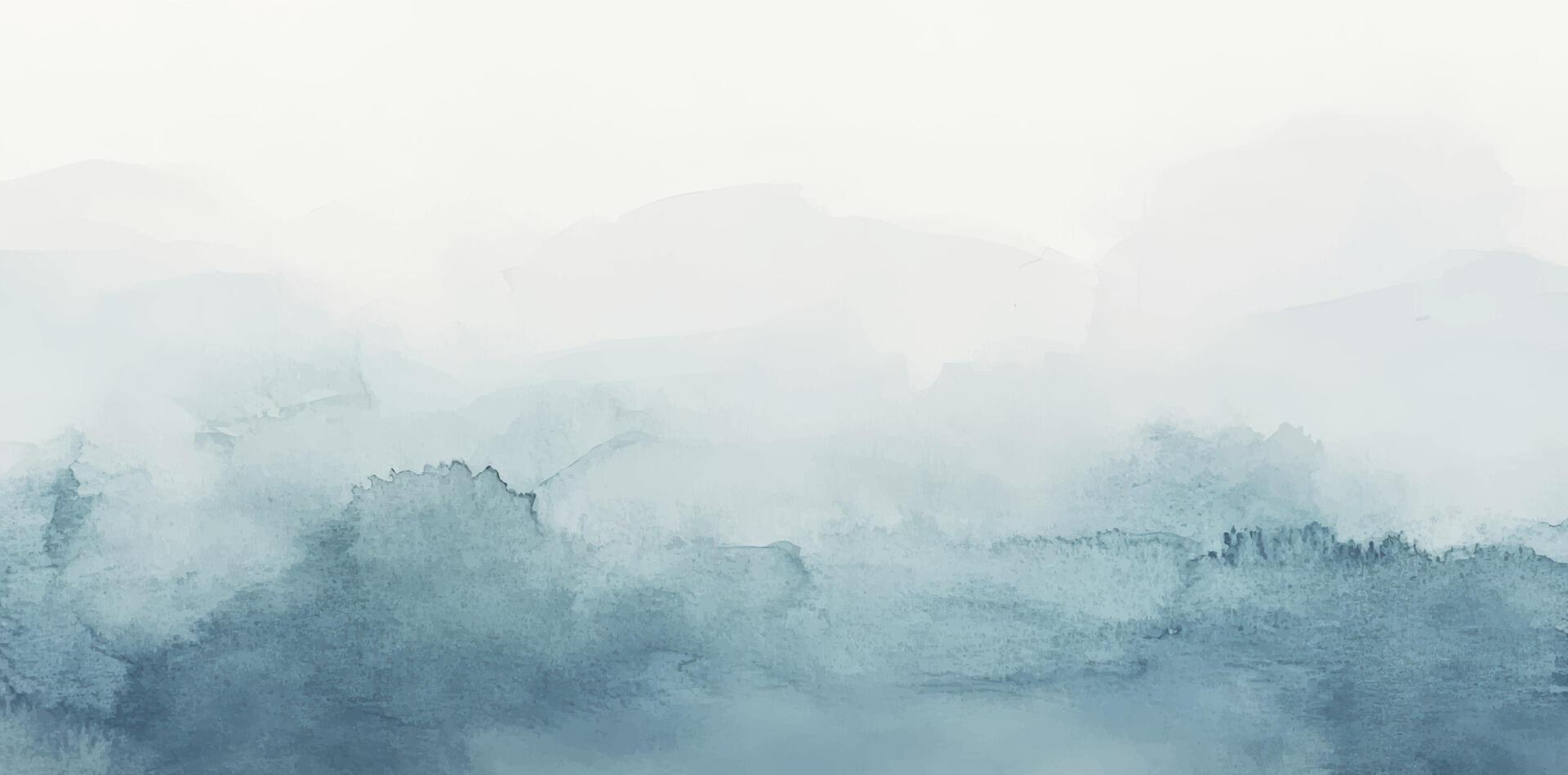 Elegant watercolor background in soft blue and grey hues. A versatile abstract template with open space for text, perfect for creative designs and branding vector