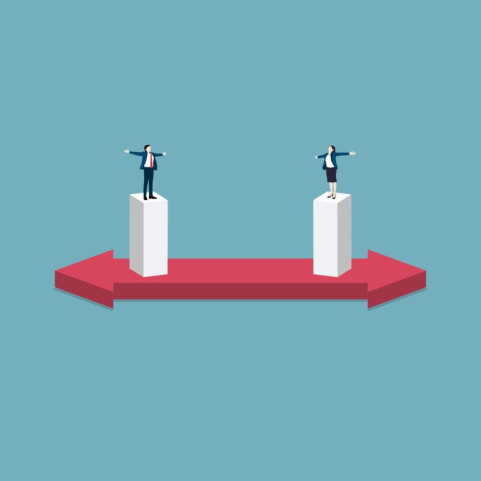 Communication between genders, concept vector