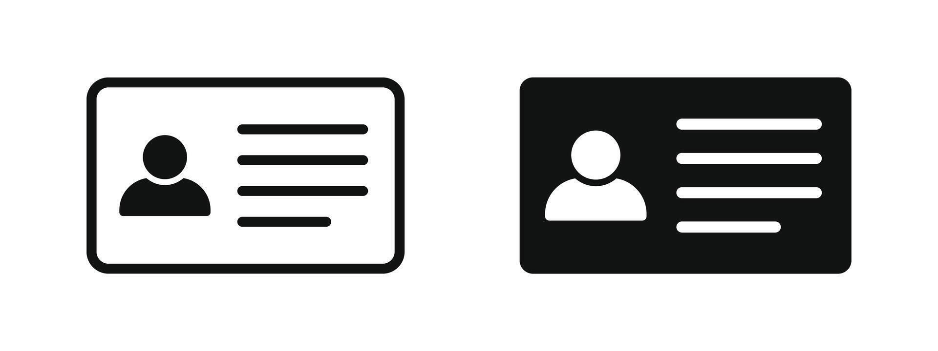 A black and white image of a person and a document vector