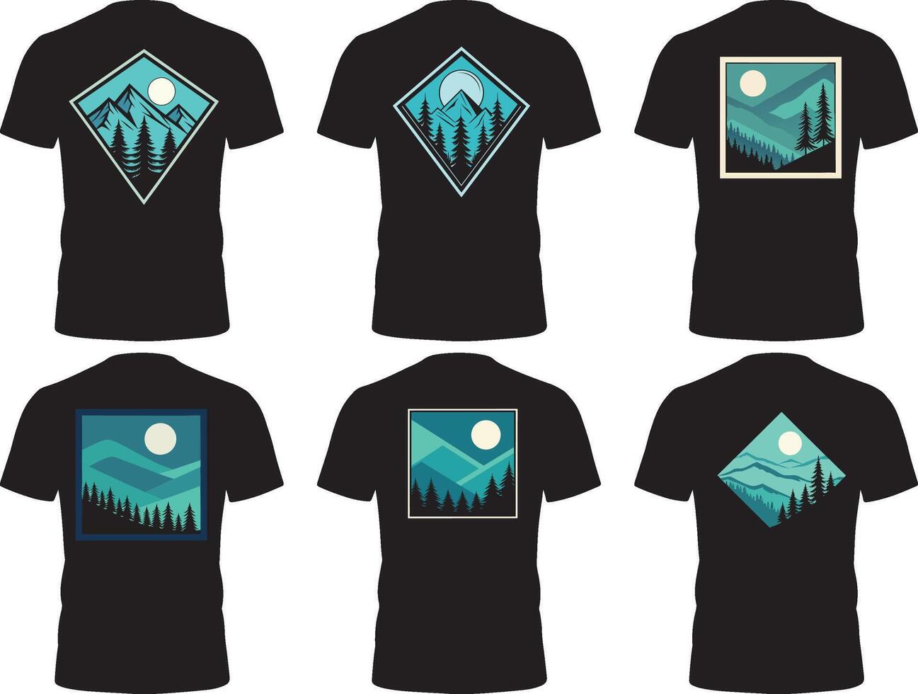 Traveler's love shirt vector