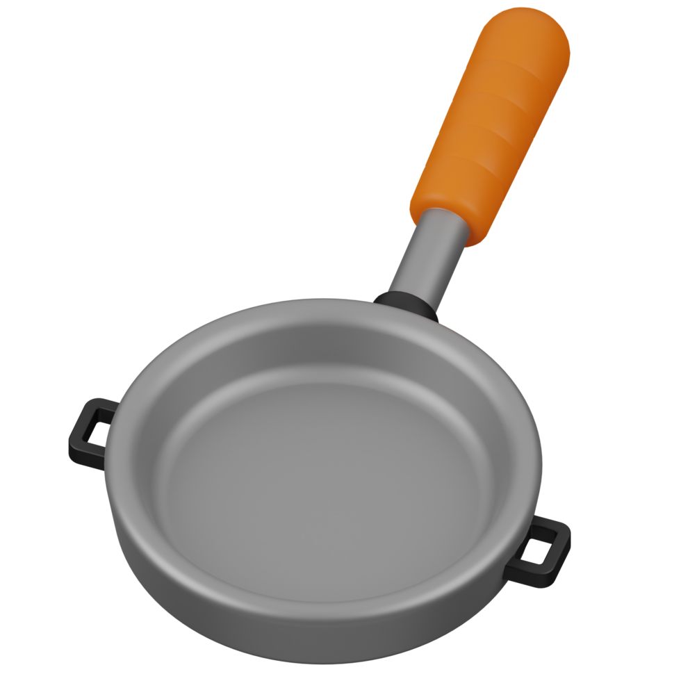 3d Realistic Frying Pan png