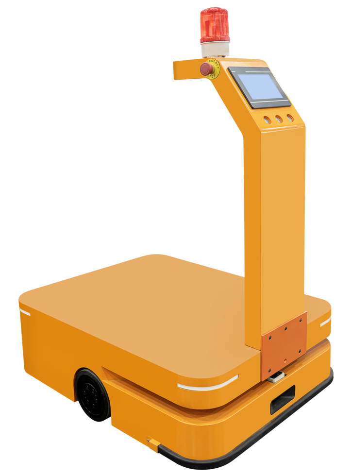 Yellow robots warehouse png