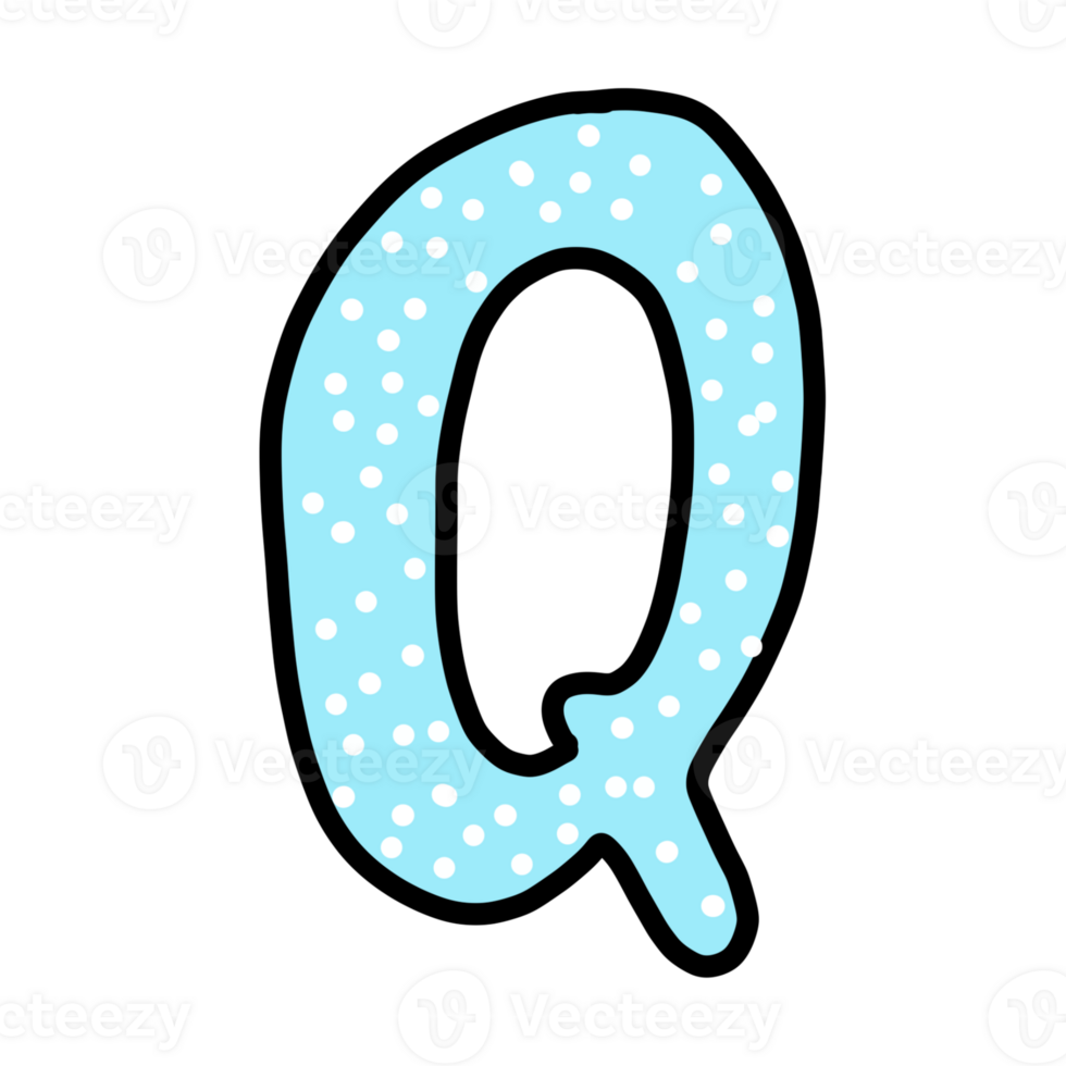 Font Q icon on transparency background. png
