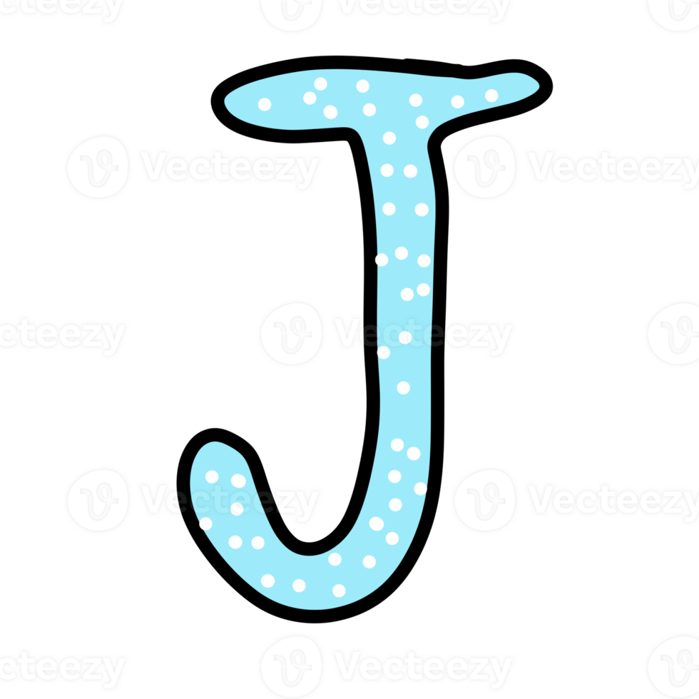 Font J icon on transparency background. png