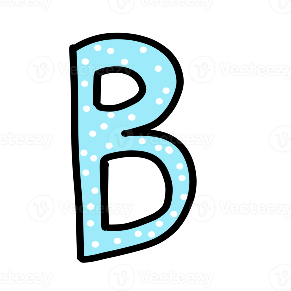 Font b icon on transparency background. png