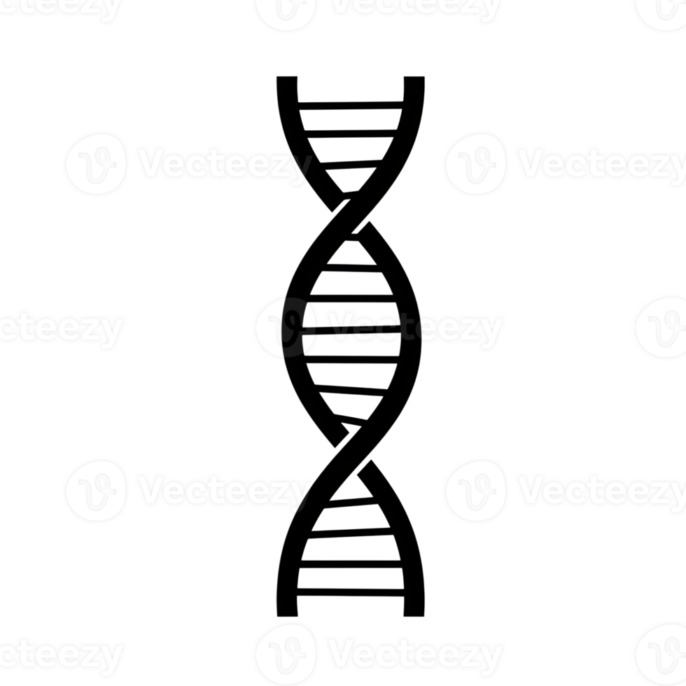 Double Helix DNA Structure Scientific Icon Graphic png