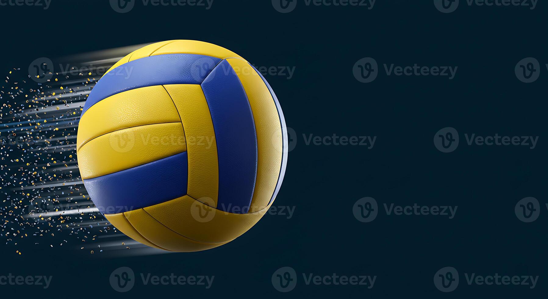 Dynamic Volleyball in Motion A Striking Graphic Design photo
