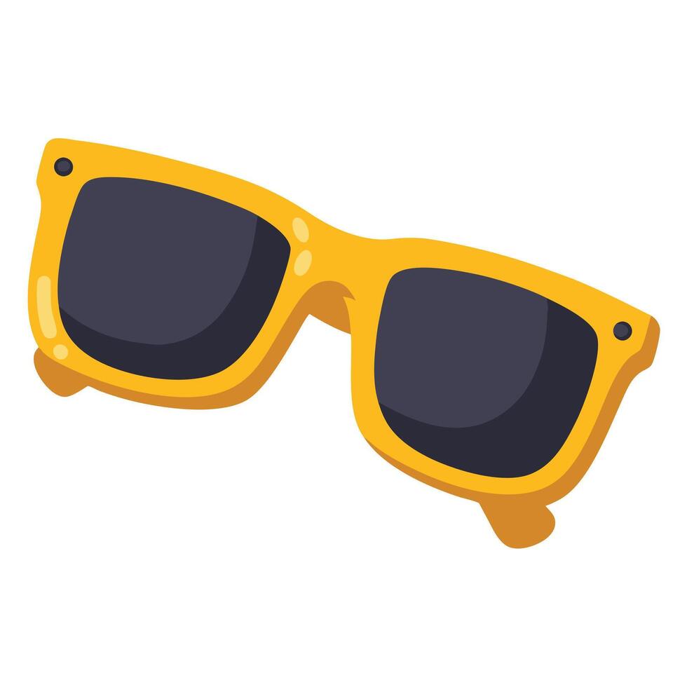 Sunglasses icon in cartoon style vector